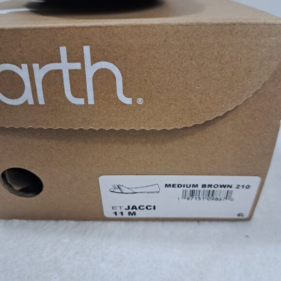 Earth Women's Basic Slip-On‎ Jacci Ballet Flats Brown Size 11M - Picture 13 of 13